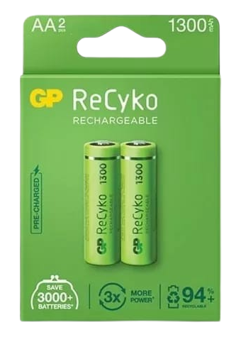 PILA GP    AA RECARGABLE 1300