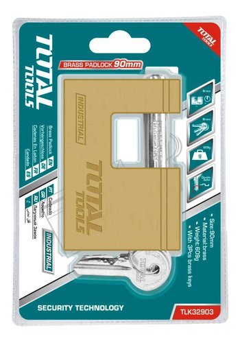 CANDADO 90MM ANTI TLK32903*TOTAL