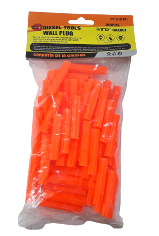 RAMPLUS PLAST 3/8X2 ORANGE DT15-SLT01