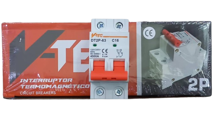 BREAKER 16A X2 DT2P-63C16 V-TEG
