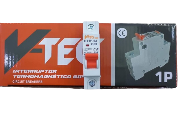 BREAKER 63A X1 DT1P-63C63 V-TEG