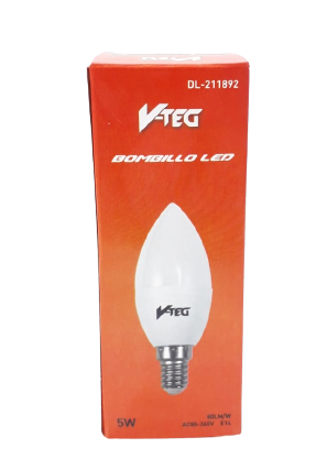 BOMBILLO VELA 5W V-TEG DL-211892