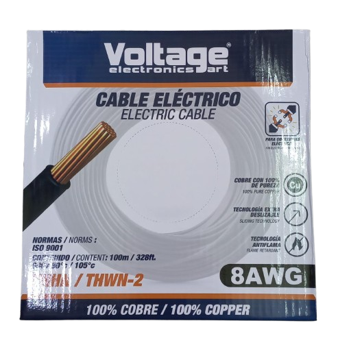 CABLE ELE 8 VT-CC-8-B VOLTAGE