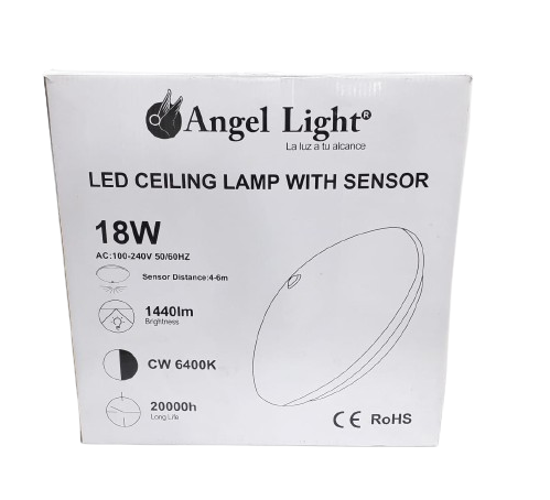 LAMPARA ANG A105-SCEL-18W C/SENSOR