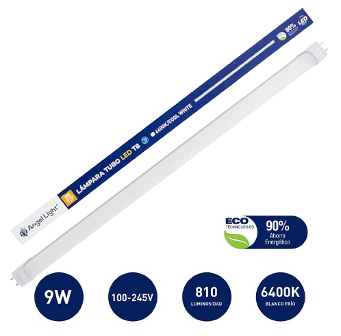 TUBO LED A105-T8-18W-G VIDRIO ANGEL