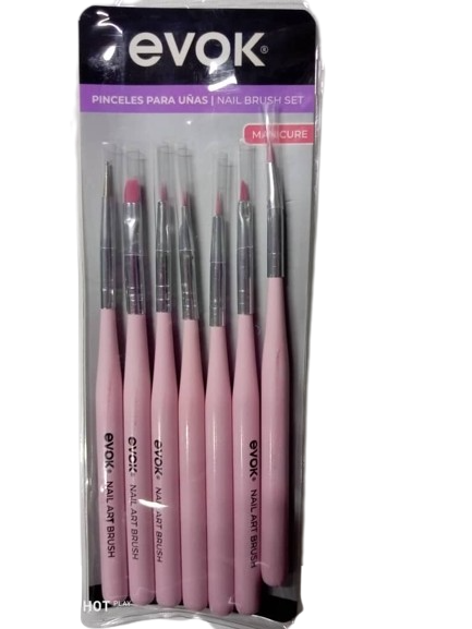 PINCELES P/U?AS A019-BQ7PCS