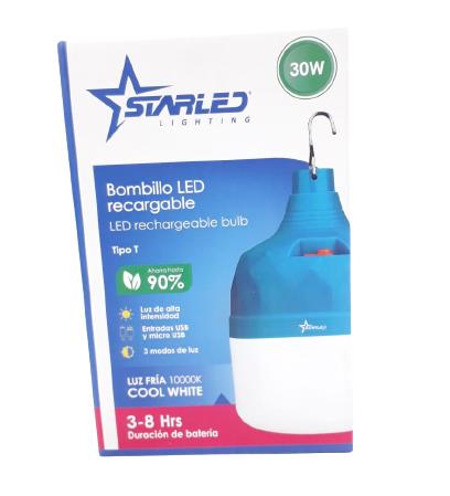 BOMBILLO REC 30W SL-QPR20 STARLED