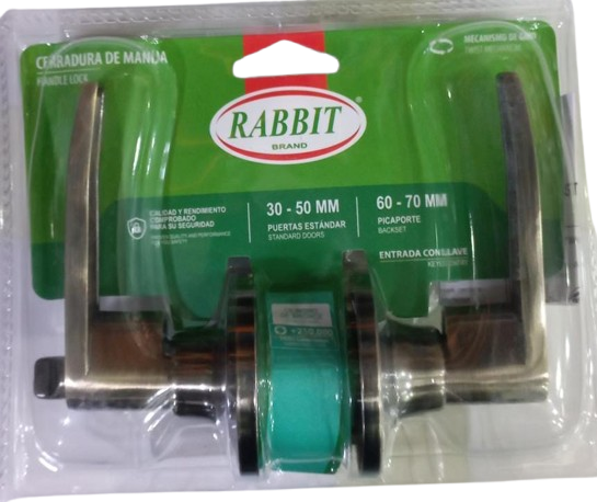 CERRADURA RABBIT RB-3501AB-BL