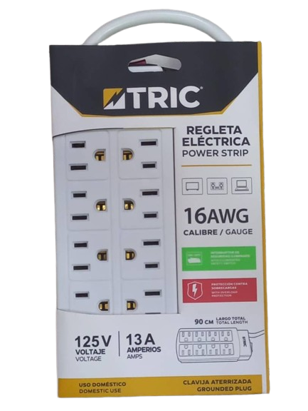 REGLETA TRIC 8 T-1003