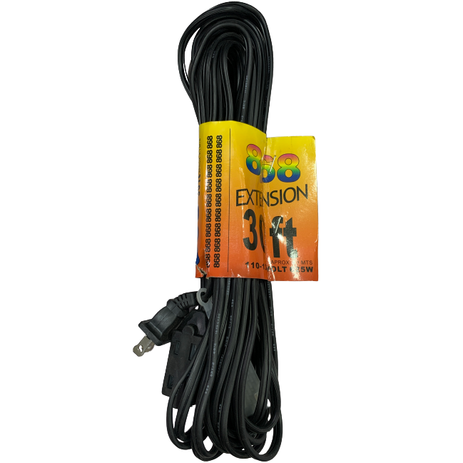 extension n/868 30ft negra